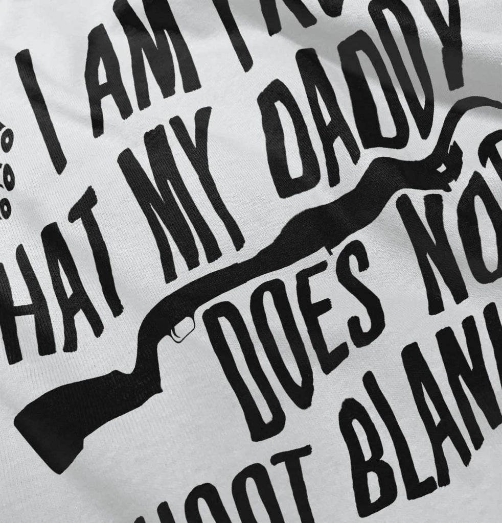 Proof Daddy Shoots Romper Bodysuit-Direct To Garment Print-Brisco Baby