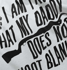 Proof Daddy Shoots Romper Bodysuit-Direct To Garment Print-Brisco Baby