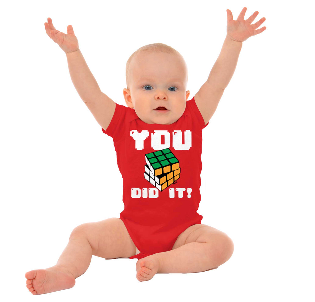 You Did It Romper Bodysuit-Direct To Garment Print-Brisco Baby