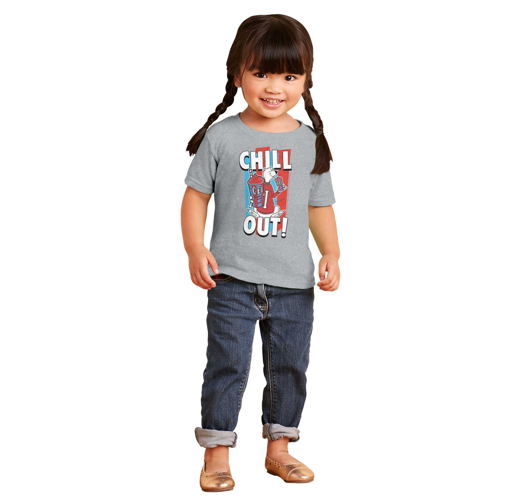 Chill Out Infant Toddler T Shirt-Direct To Garment Print-Brisco Baby