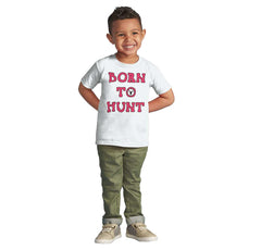 Cute Born To Hunt Deer Infant Toddler T Shirt-Direct To Garment Print-Brisco Baby