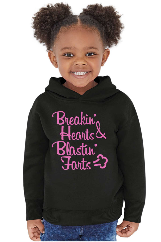 Blastin Farts Toddler Pullover Hoodie-Direct To Garment Print-Brisco Baby