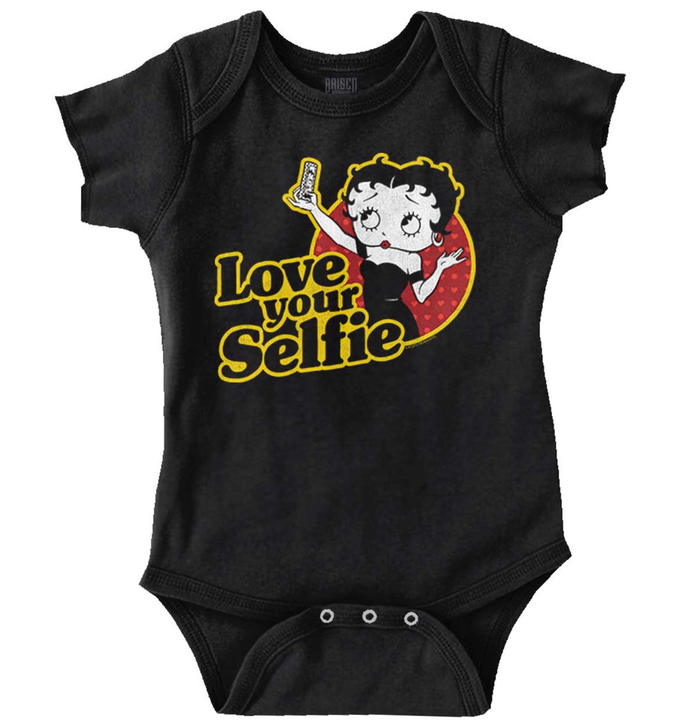 Love Your Selfie Romper Bodysuit-Direct To Garment Print-Brisco Baby