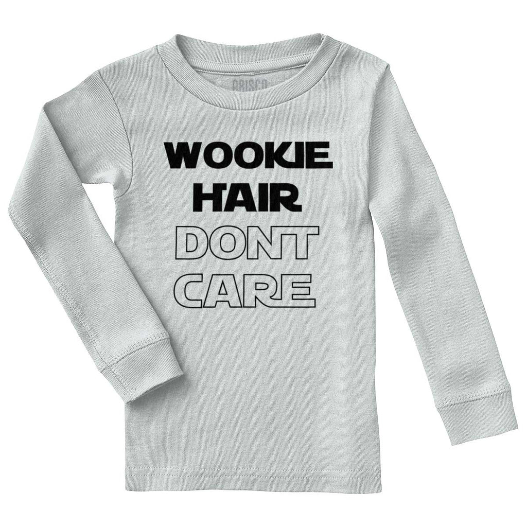 Wookie Hair Don't Ca Solid Baby Pajama Top-Direct To Garment Print-Brisco Baby