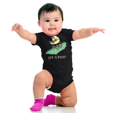 Downhill Stroller Romper-Direct To Garment Print-Brisco Baby