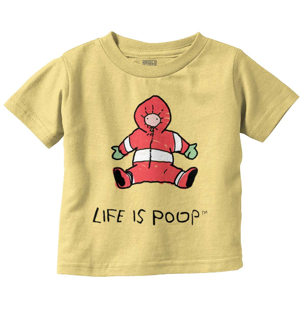 Winter Jacket Infant Toddler T Shirt-Direct To Garment Print-Brisco Baby