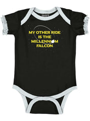 Other Ride Millennium Baby Ruffled Trim Romper-Direct To Garment Print-Brisco Baby