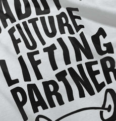 Lifting Partner Raglan Romper Bodysuit-Direct To Garment Print-Brisco Baby