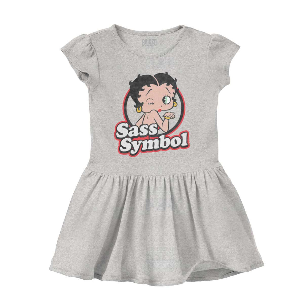 Sass Symbol Solid Baby Infant Dress-Direct To Garment Print-Brisco Baby