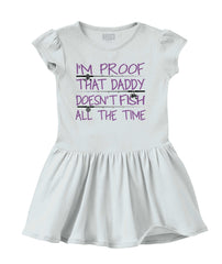 Fish All The Time Solid Baby Infant Dress-Direct To Garment Print-Brisco Baby