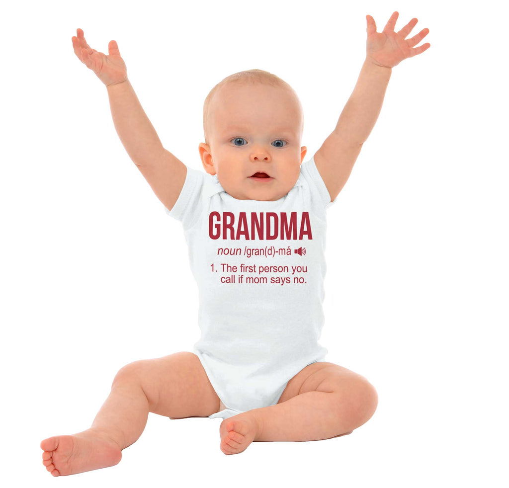 Grandma Romper Bodysuit-Direct To Garment Print-Brisco Baby