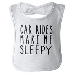 Car Rides Infant Baby Bib-Direct To Garment Print-Brisco Baby