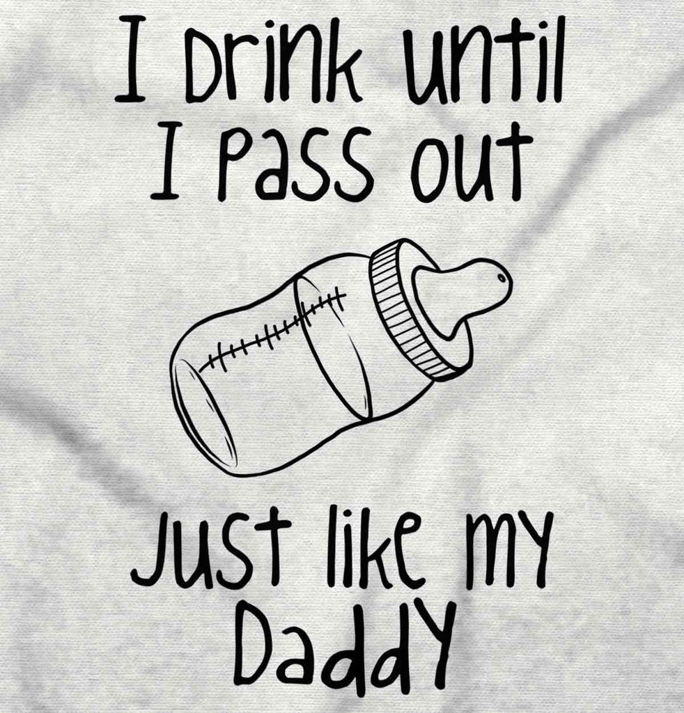 Like My Daddy Infant Baby Bib-Direct To Garment Print-Brisco Baby