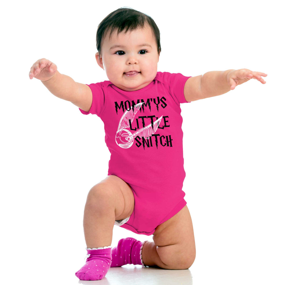 Mommy's Little Snitch Romper Bodysuit-Direct To Garment Print-Brisco Baby