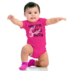 Mommy's Little Snitch Romper Bodysuit-Direct To Garment Print-Brisco Baby