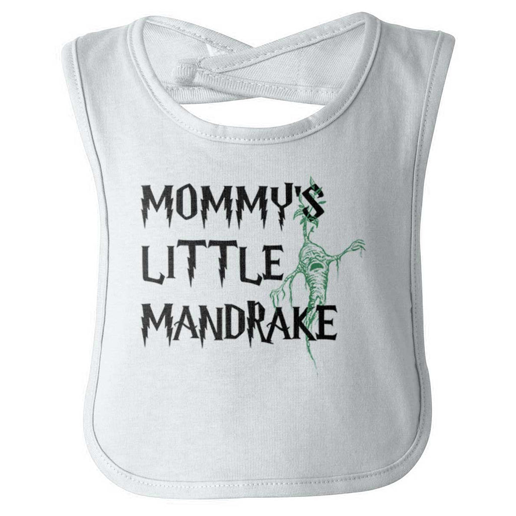 Mommy's Little Mandrake Infant Baby Bib-Direct To Garment Print-Brisco Baby