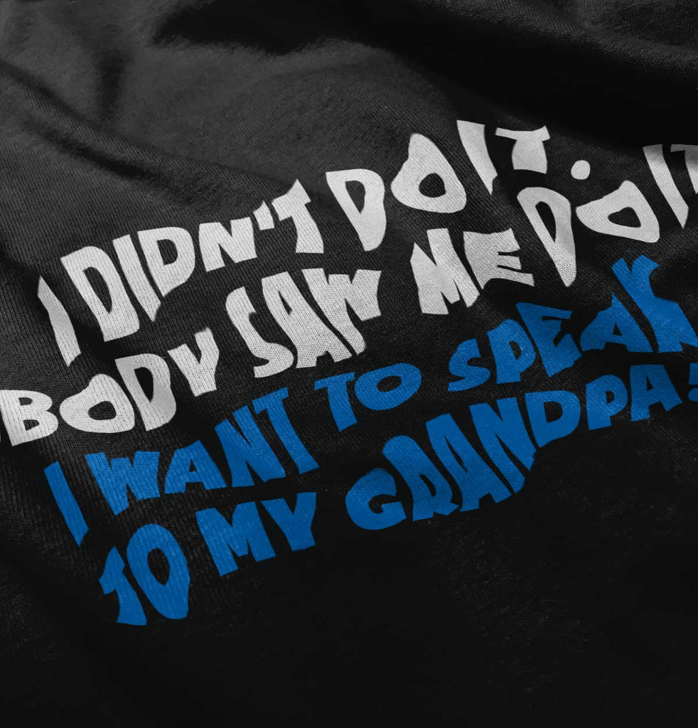 I Didn't Do It Solid Baby Pajama Top-Direct To Garment Print-Brisco Baby