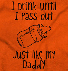 Like My Daddy Romper Bodysuit-Direct To Garment Print-Brisco Baby