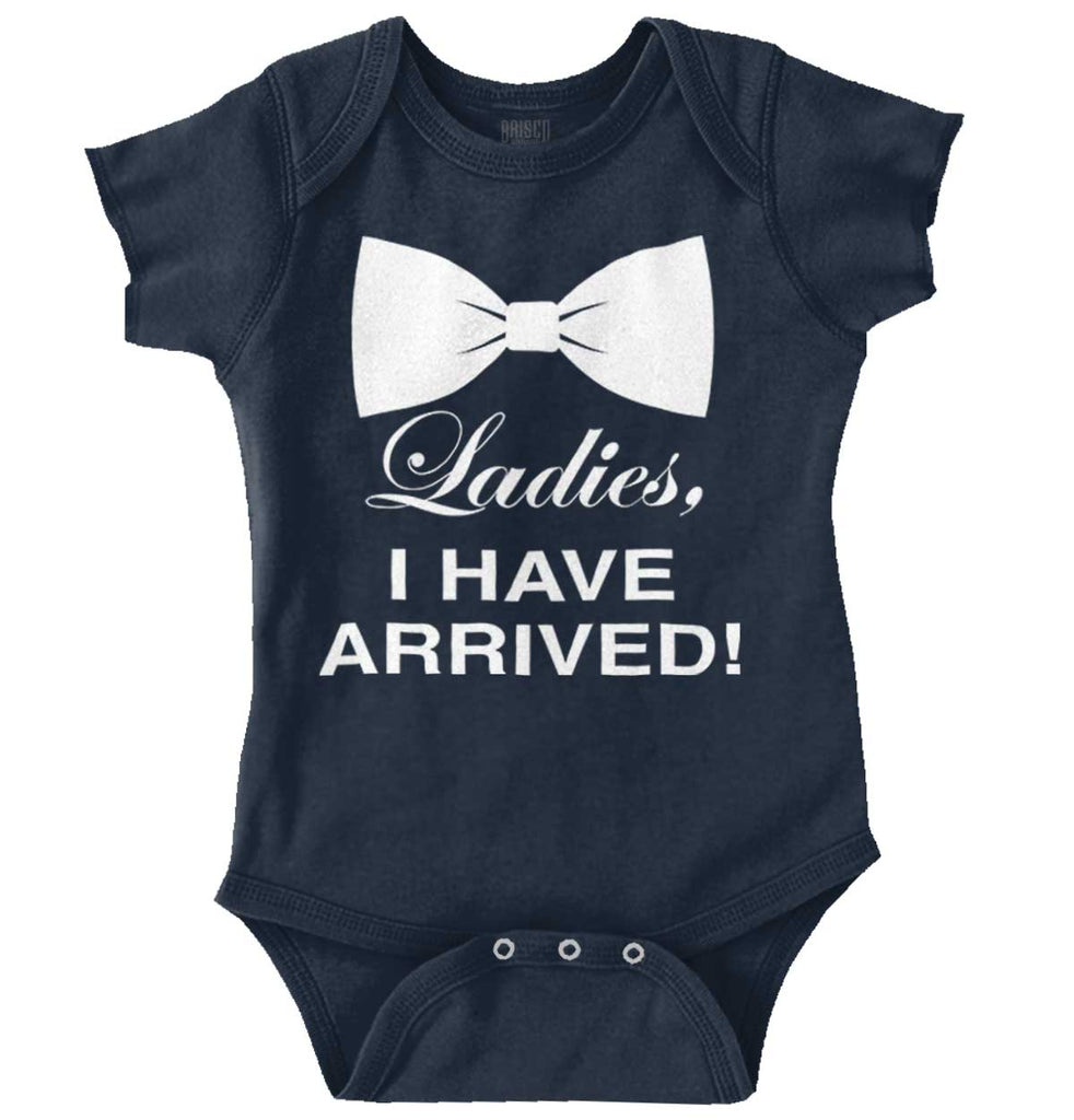 I Have Arrived Romper Bodysuit-Direct To Garment Print-Brisco Baby