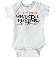 Whitetail Hunting Season Romper Bodysuit-Direct To Garment Print-Brisco Baby