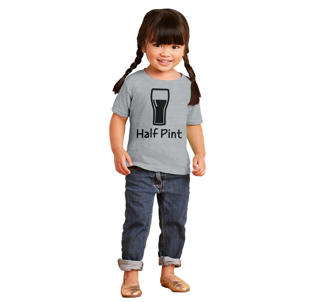 Half Pint Infant Toddler T Shirt-Direct To Garment Print-Brisco Baby