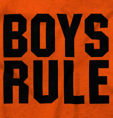 Boys Rule Infant Toddler T Shirt-Direct To Garment Print-Brisco Baby