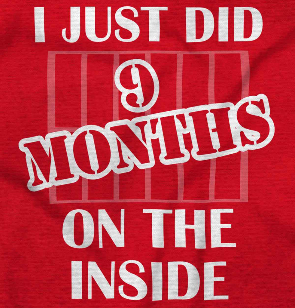 9 Months On The Inside Baby Polka Dot Skirt Dress-Direct To Garment Print-Brisco Baby