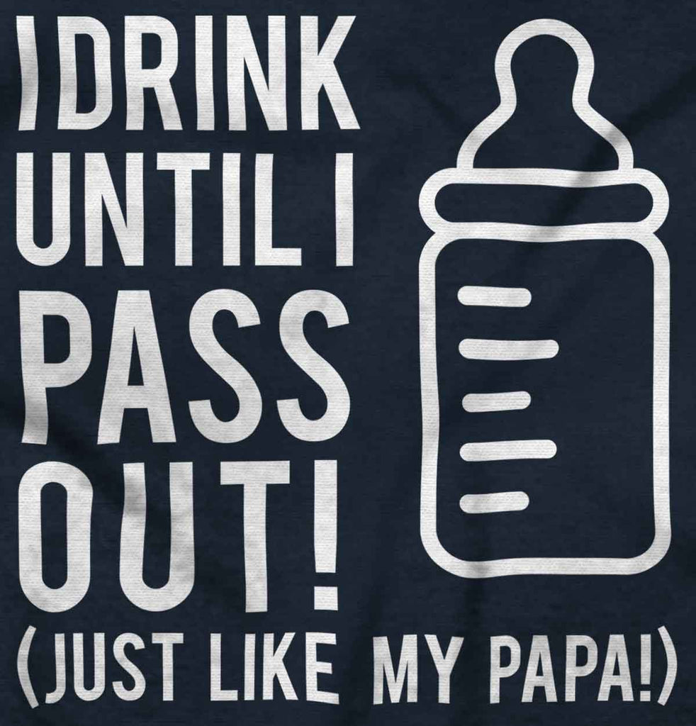 Drink Until I Pass Out Romper Bodysuit-Direct To Garment Print-Brisco Baby