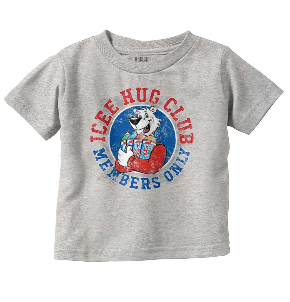 Icee Hug Club Infant Toddler T Shirt-Direct To Garment Print-Brisco Baby