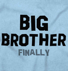 Big Brother Finally Infant Baby Bib-Direct To Garment Print-Brisco Baby