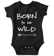 Born To Be Wild Romper Bodysuit-Direct To Garment Print-Brisco Baby