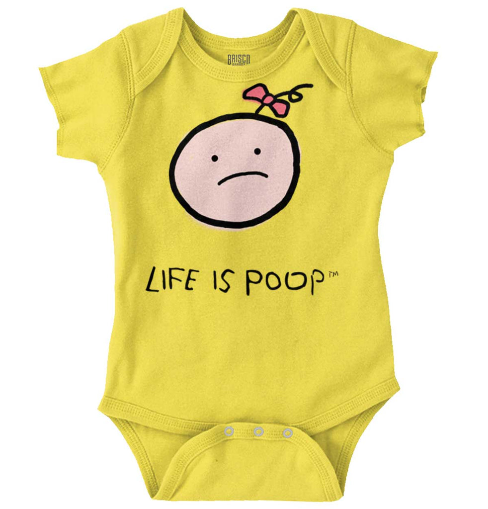 Girl Logo Romper Bodysuit-Direct To Garment Print-Brisco Baby