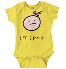 Girl Logo Romper Bodysuit-Direct To Garment Print-Brisco Baby
