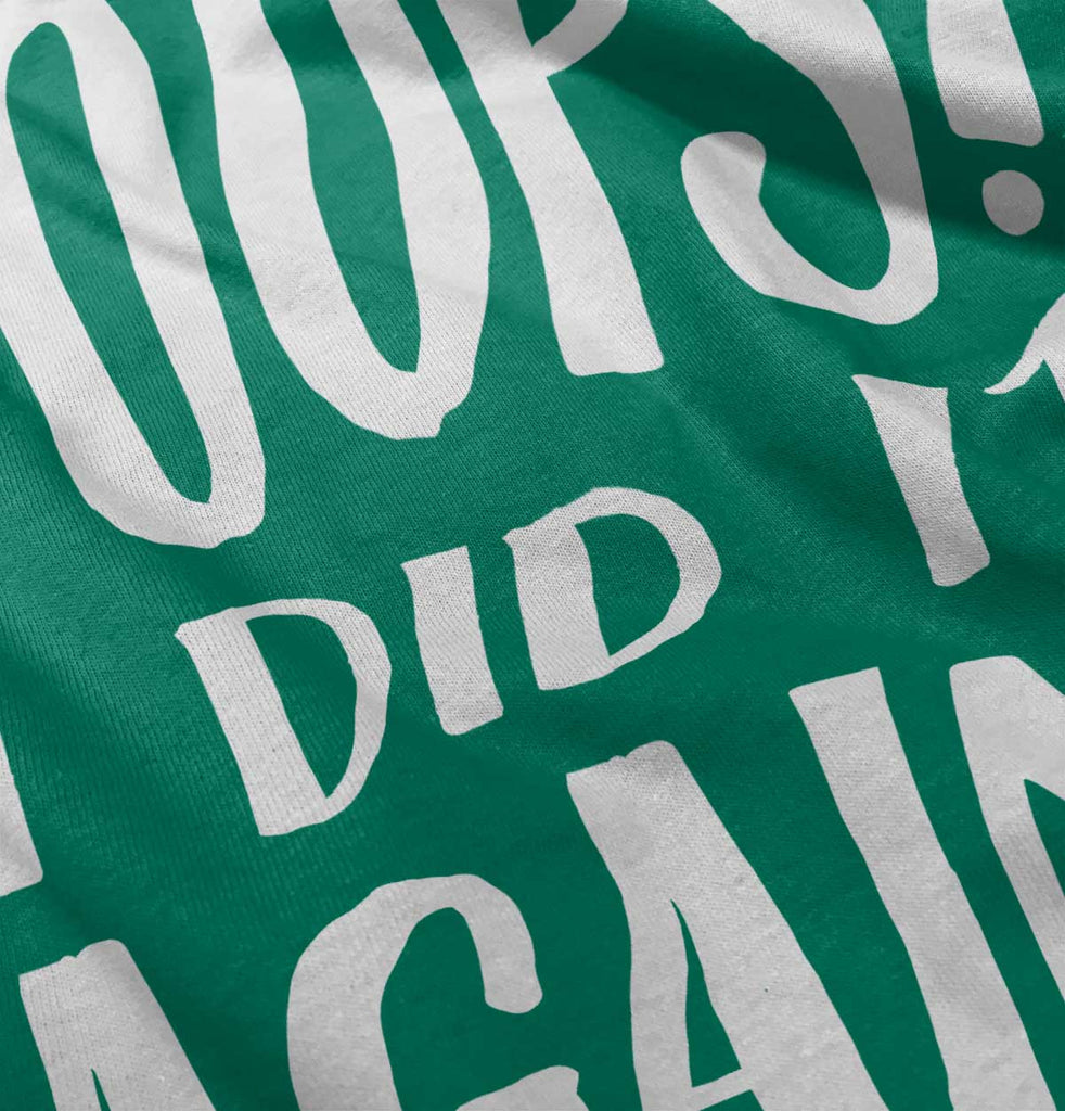 Poops I Did It Again Solid Baby Pajama Top-Direct To Garment Print-Brisco Baby