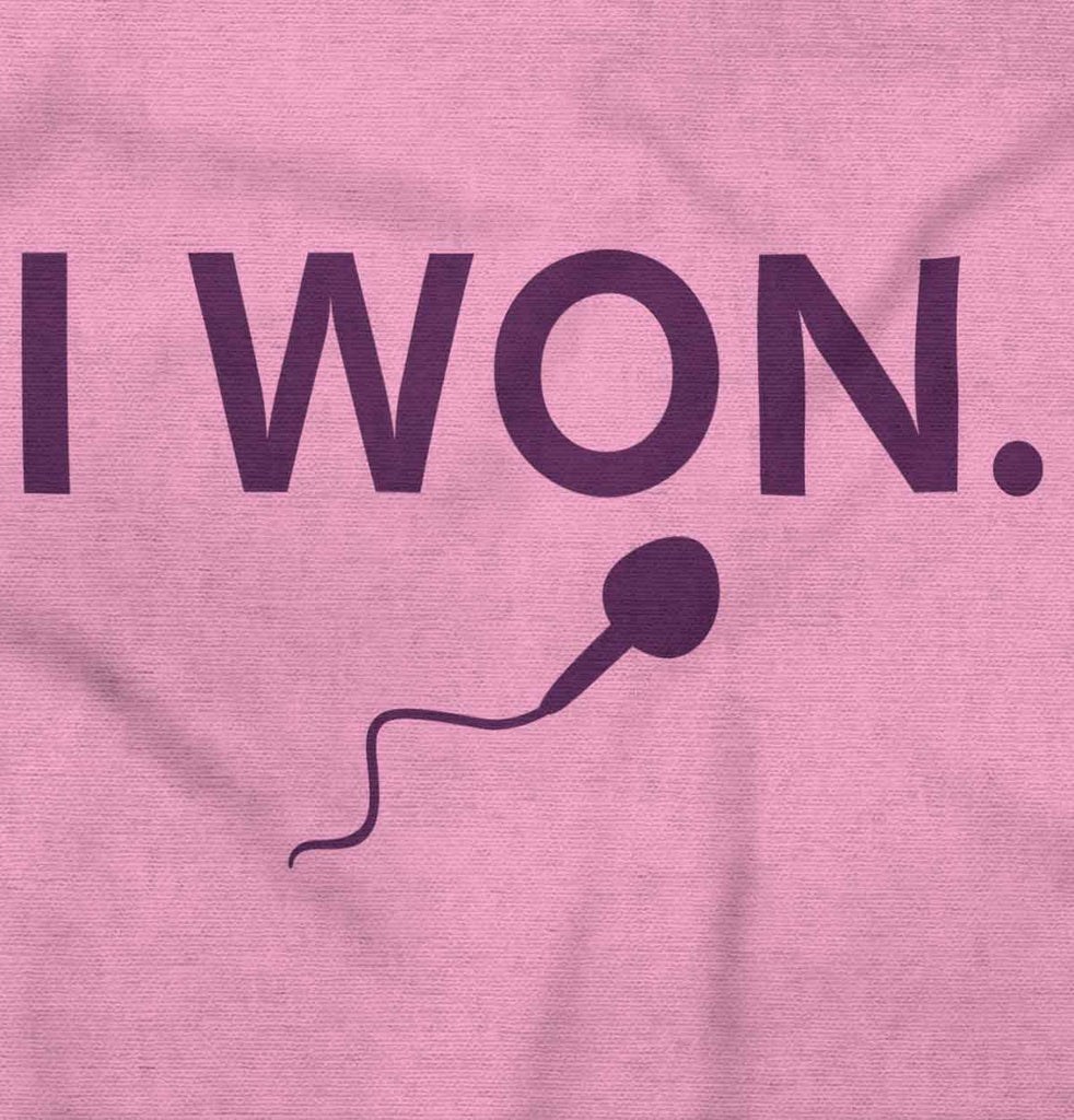 Won The Race Infant Toddler T Shirt-Direct To Garment Print-Brisco Baby