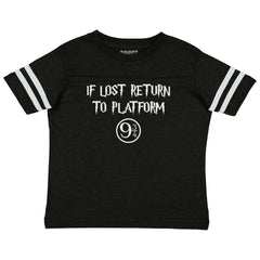 Return Platofrm 9 3/4 Toddler Football Jersey Tee-Direct To Garment Print-Brisco Baby