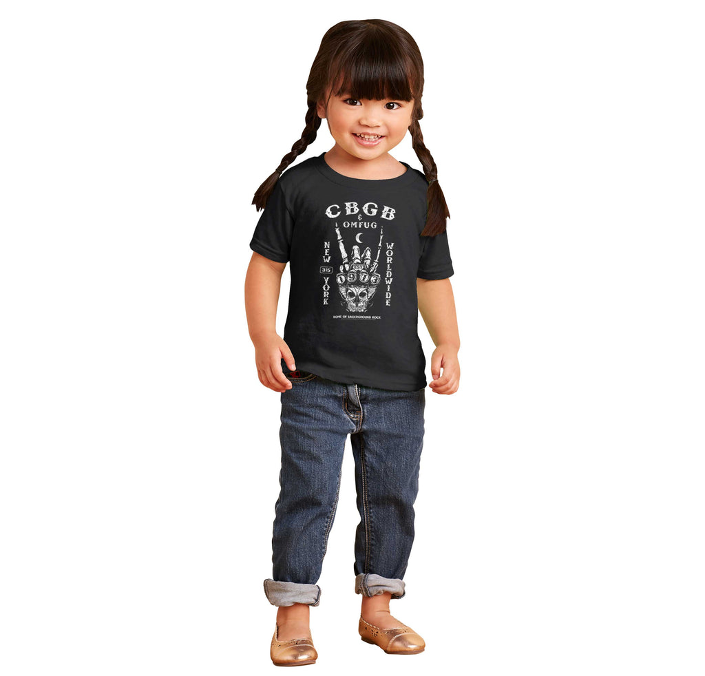 CBGB Metal Infant Toddler T Shirt-Direct To Garment Print-Brisco Baby