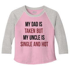 Dad Taken Uncle Sing Toddler Baseball-Direct To Garment Print-Brisco Baby