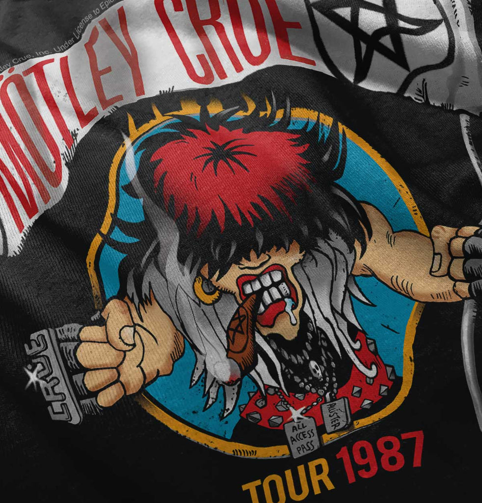 Metal Motley Infant Baby Bib-Direct To Garment Print-Brisco Baby