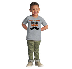 Grandmas Little Man Infant Toddler T Shirt-Direct To Garment Print-Brisco Baby