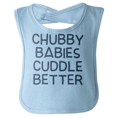 Chubby Babies Infant Baby Bib-Direct To Garment Print-Brisco Baby