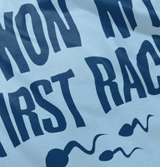 Won The Race Romper Bodysuit-Direct To Garment Print-Brisco Baby