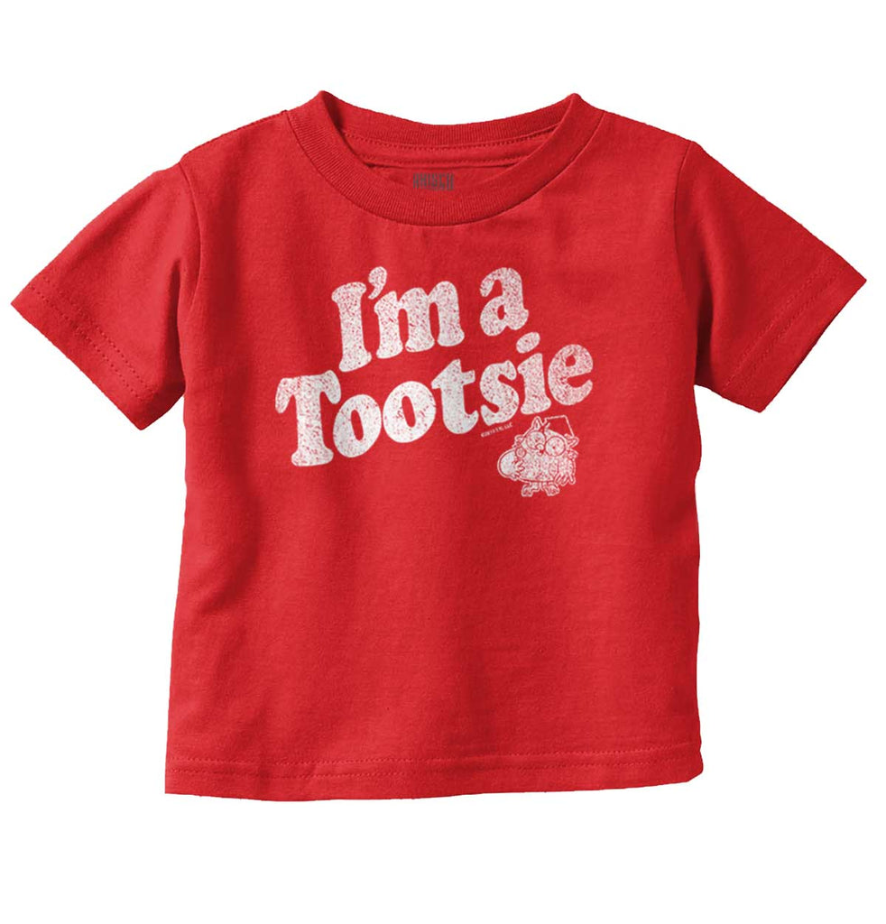 Im A Tootsie Infant Toddler T Shirt-Direct To Garment Print-Brisco Baby