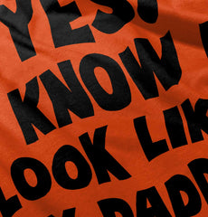 Look Like Daddy Infant Toddler T Shirt-Direct To Garment Print-Brisco Baby