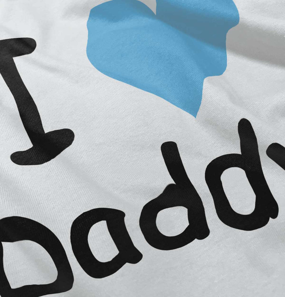 I Heart Daddy Toddler Baseball-Direct To Garment Print-Brisco Baby