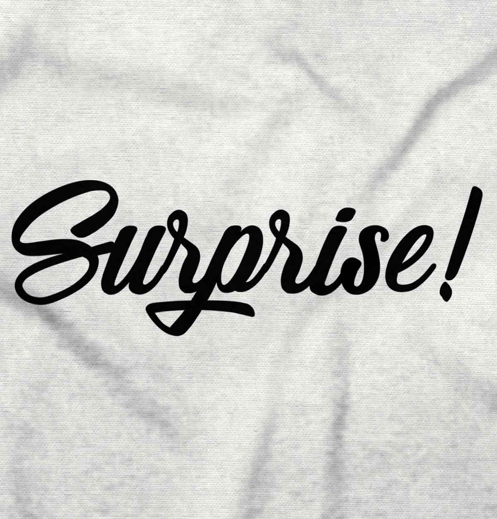 Surprise! Infant Baby Bib-Direct To Garment Print-Brisco Baby