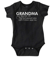 Grandma Defined Romper Bodysuit-Direct To Garment Print-Brisco Baby