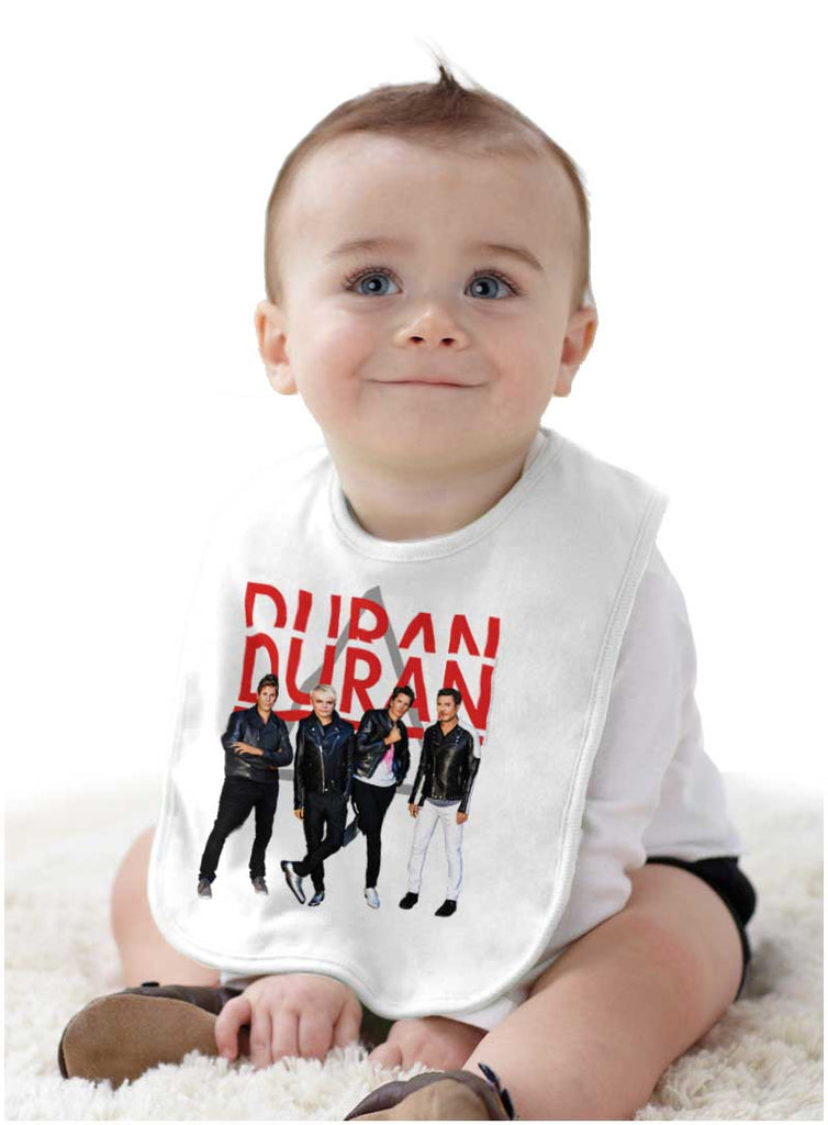 Duran Duran Photo Infant Baby Bib-Direct To Garment Print-Brisco Baby