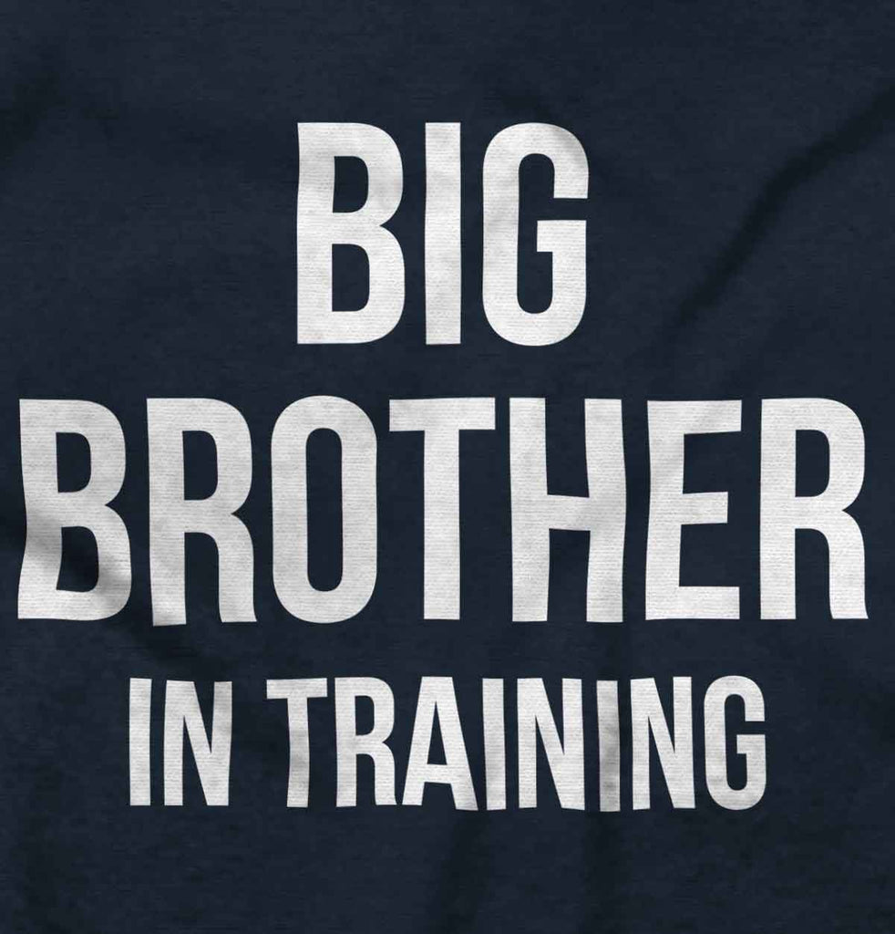 Big Brother In Training Romper Bodysuit-Direct To Garment Print-Brisco Baby