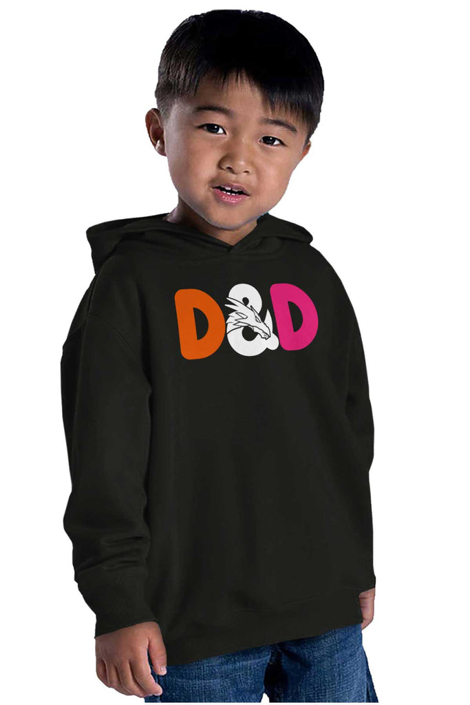 Dungeons Fantasy Tabletop Gamer Toddler Pullover Hoodie-Direct To Garment Print-Brisco Baby